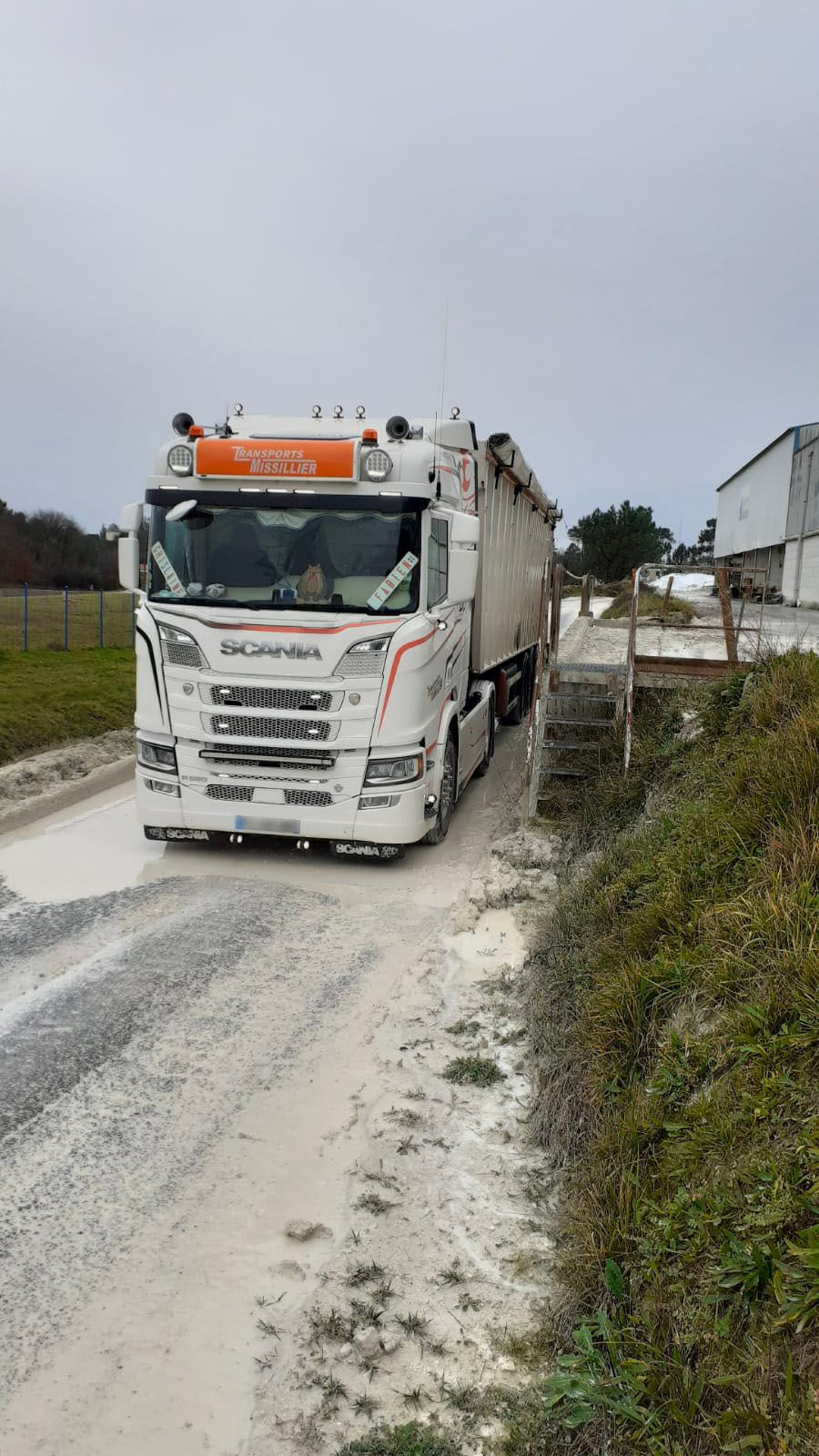 Exemple de mission en benne céréalière