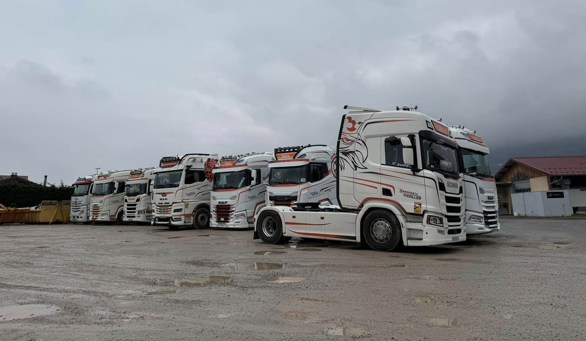 Camion à fond mouvant des Transports Missillier