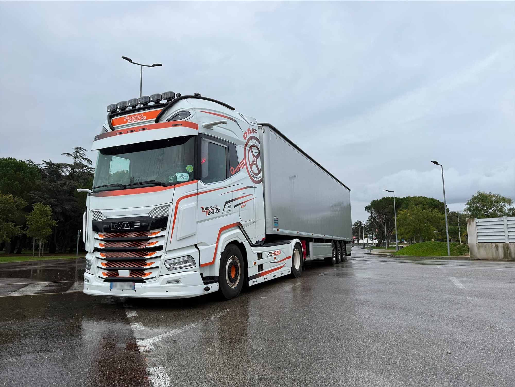 Exemple de mission de transport à fond mouvant
