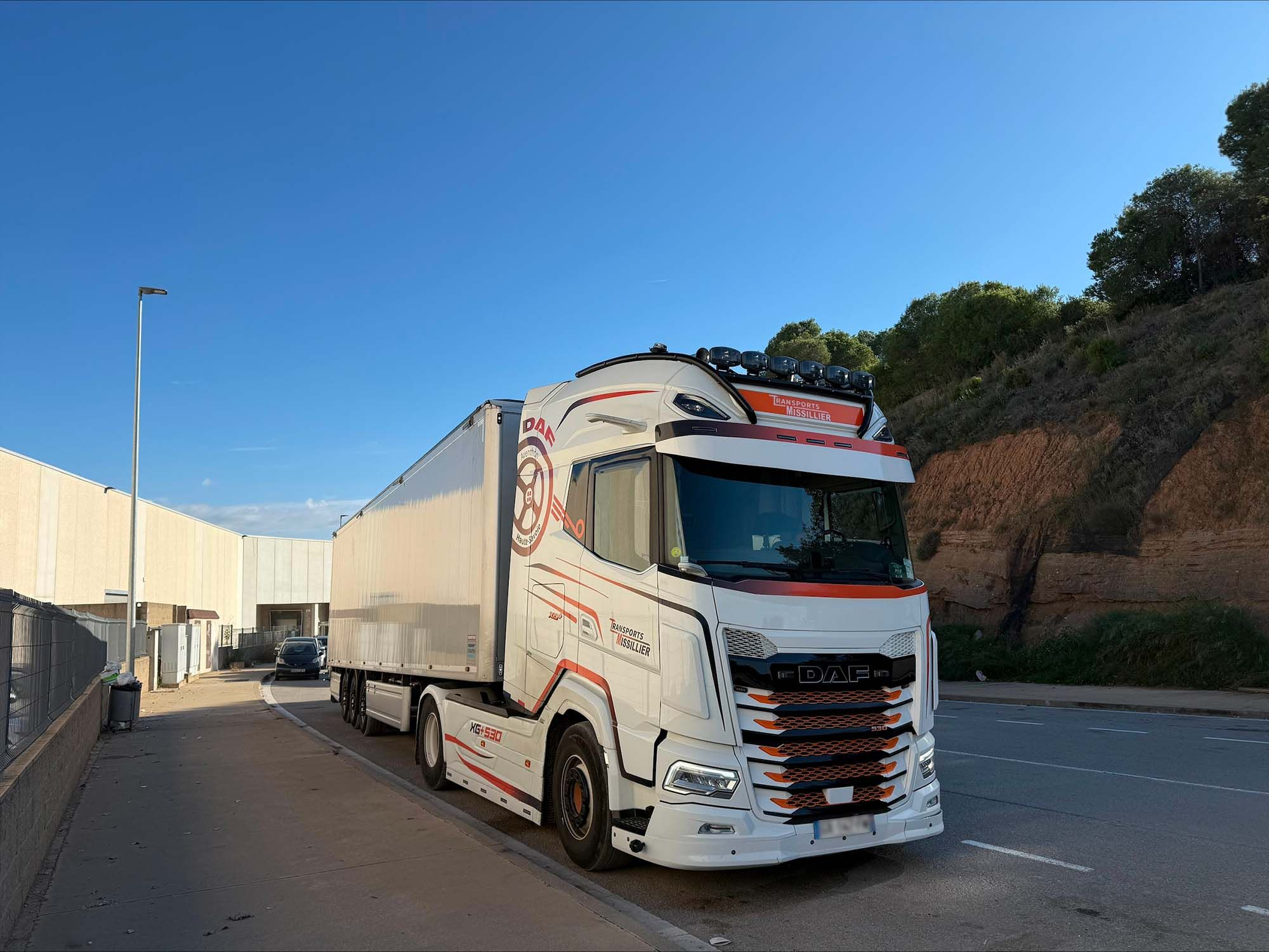 Camion à fond mouvant des Transports Missillier