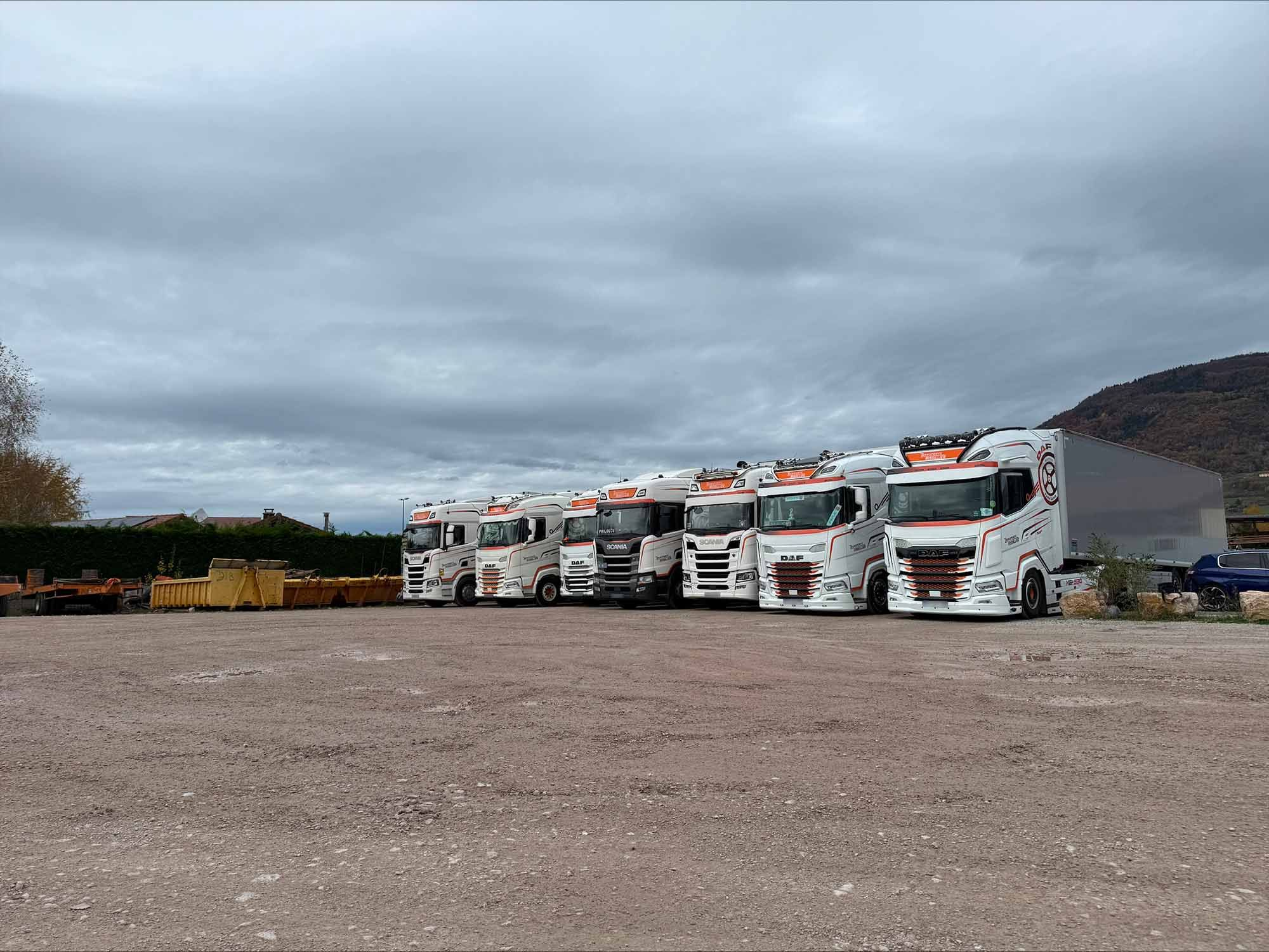 Camion frigorifique des Transports Missillier